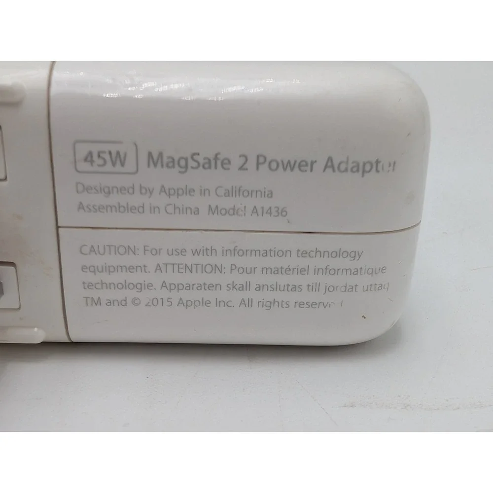 Original OEM Apple MagSafe 2 45W AC Adapter Charger for Macbook Air